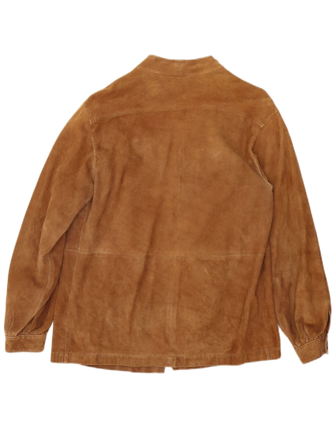 veste en daim femme vintage IT 42 Brun moyen