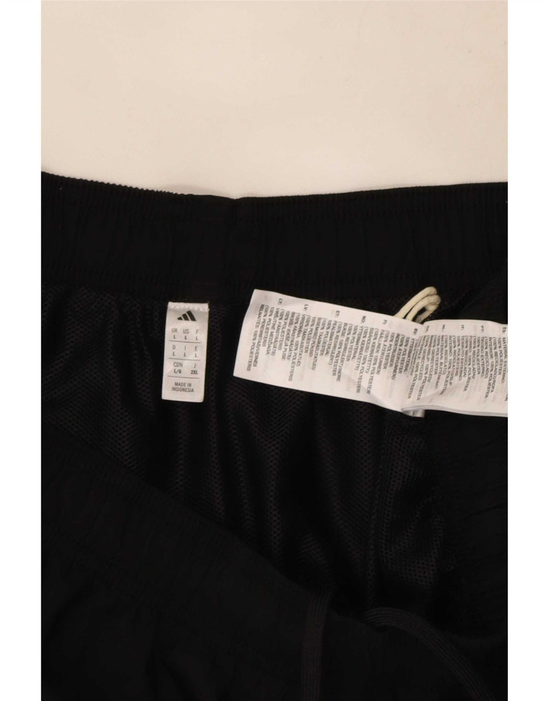 Adidas Short de sport pour homme Large Noir Polyester