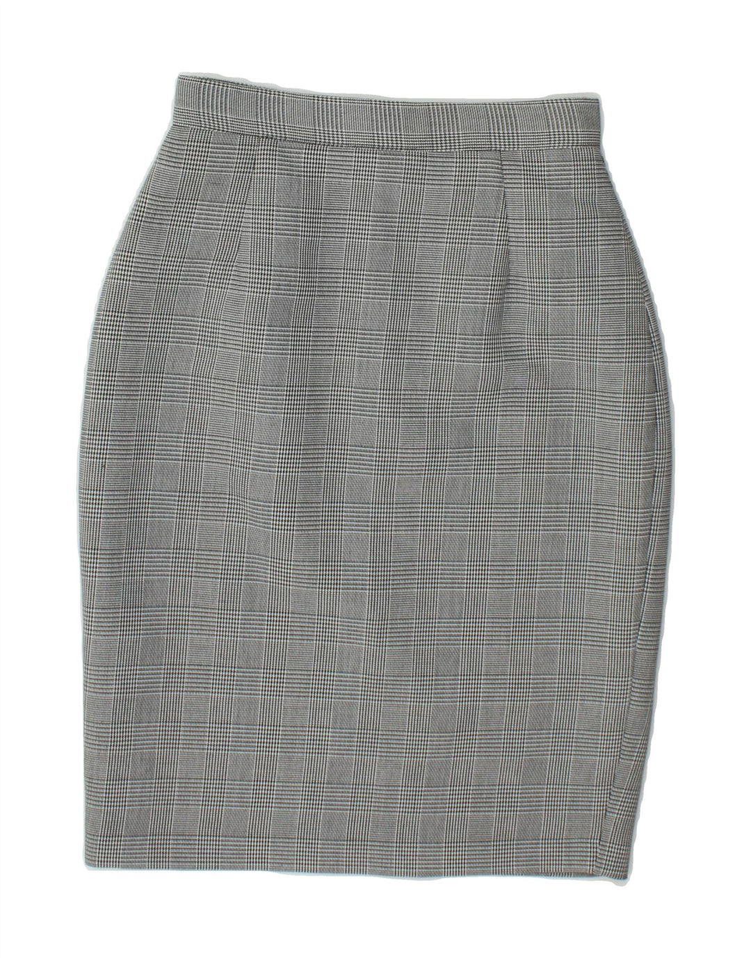 AFFINITY Womens Pencil Skirt UK 10 Small W24 Grey Check Vintage Affinity and Second-Hand Affinity from Messina Hembry 