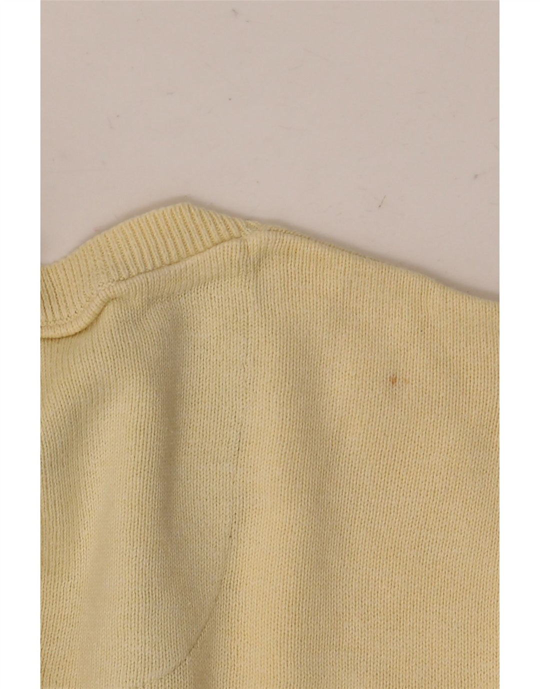 MARKS & SPENCER Pull coupe classique à col en V pour homme, grand coton beige