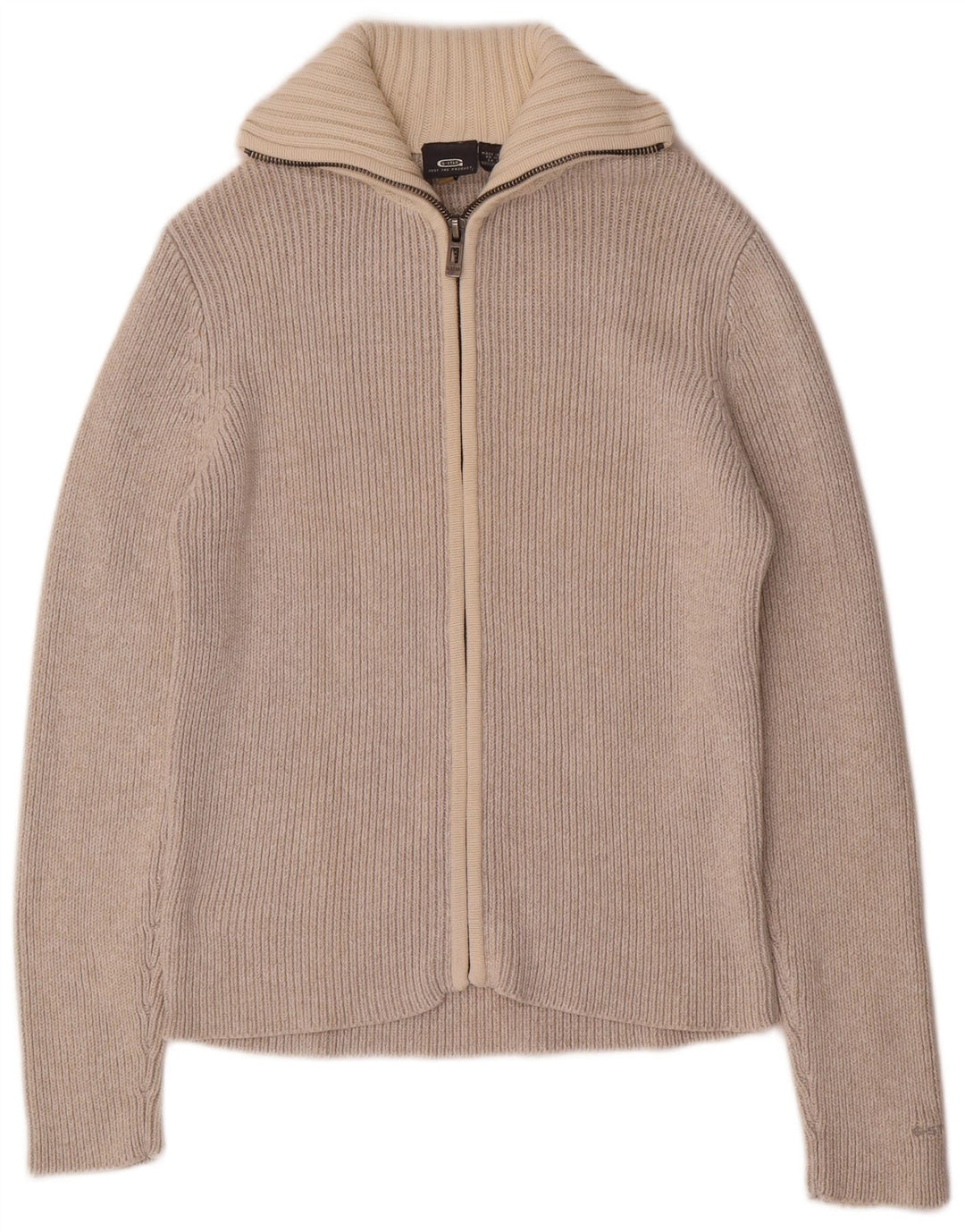 G-Star Pull Cardigan Graphique Homme Beige Moyen Coton
