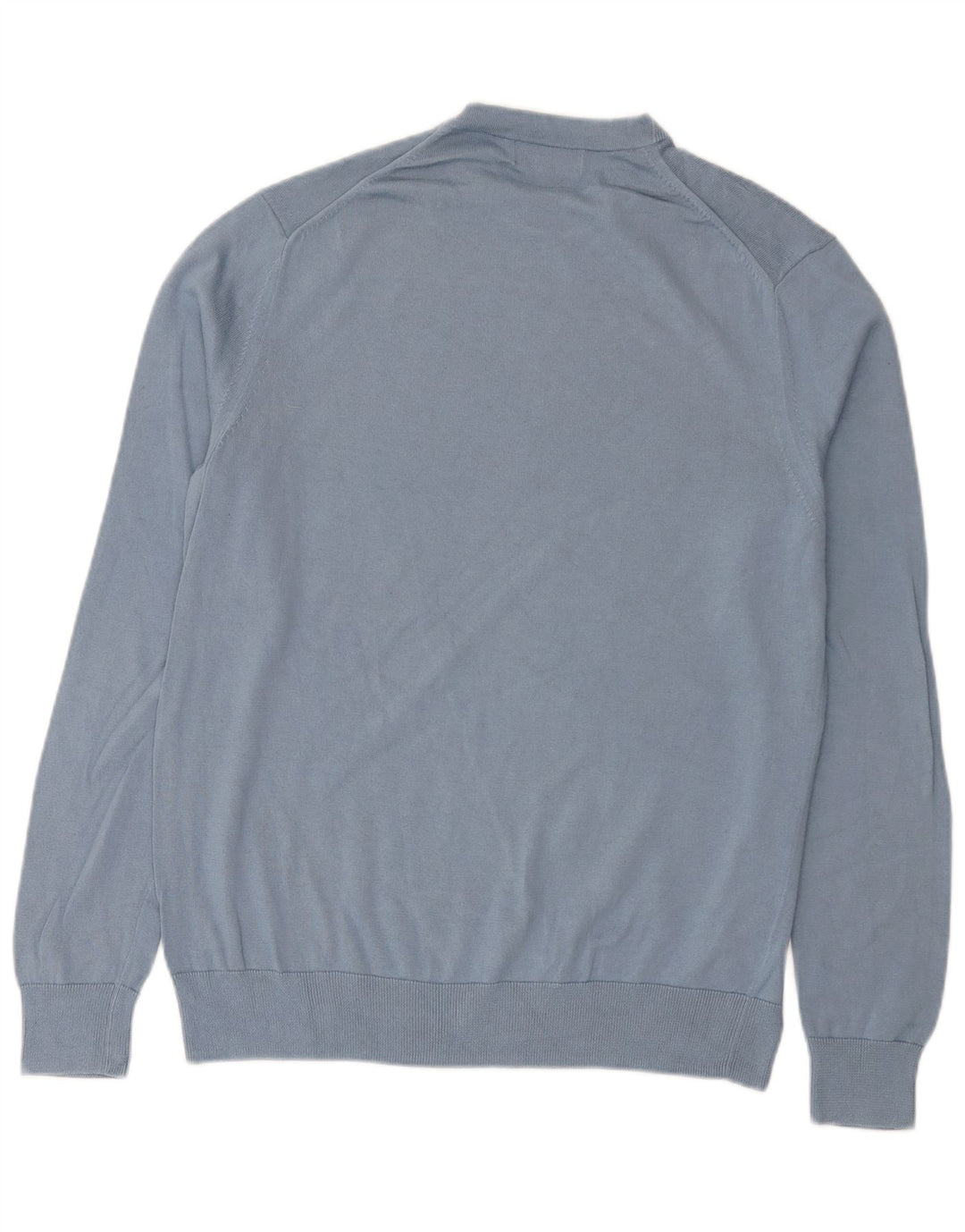FRED PERRY Pull col rond homme grand bleu coton