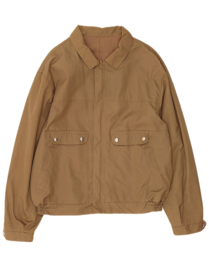 veste utilitaire vintage pour hommes UK 40 Grand Brun