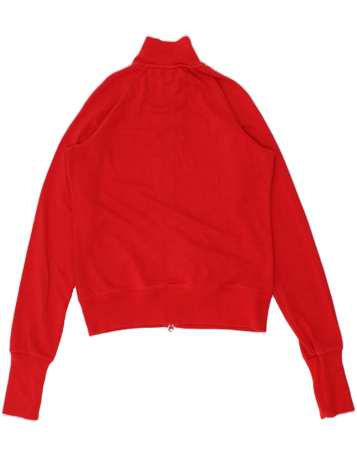 NIKE Womens Graphic Tracksuit Top Jacket UK 10/12 Medium Red Vintage Nike and Second-Hand Nike from Messina Hembry 