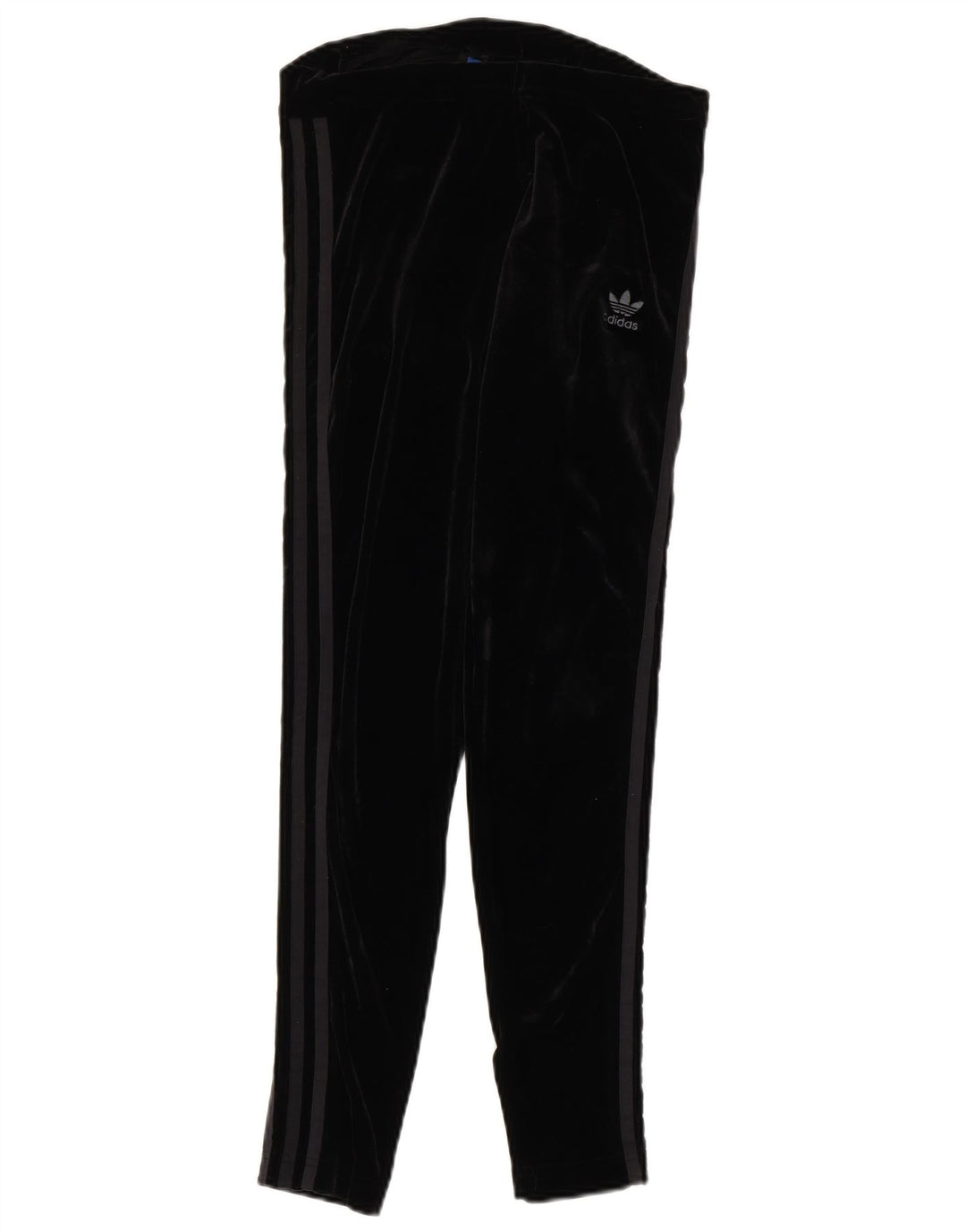 Adidas Leggings en velours pour femme UK 12 Polyester noir moyen