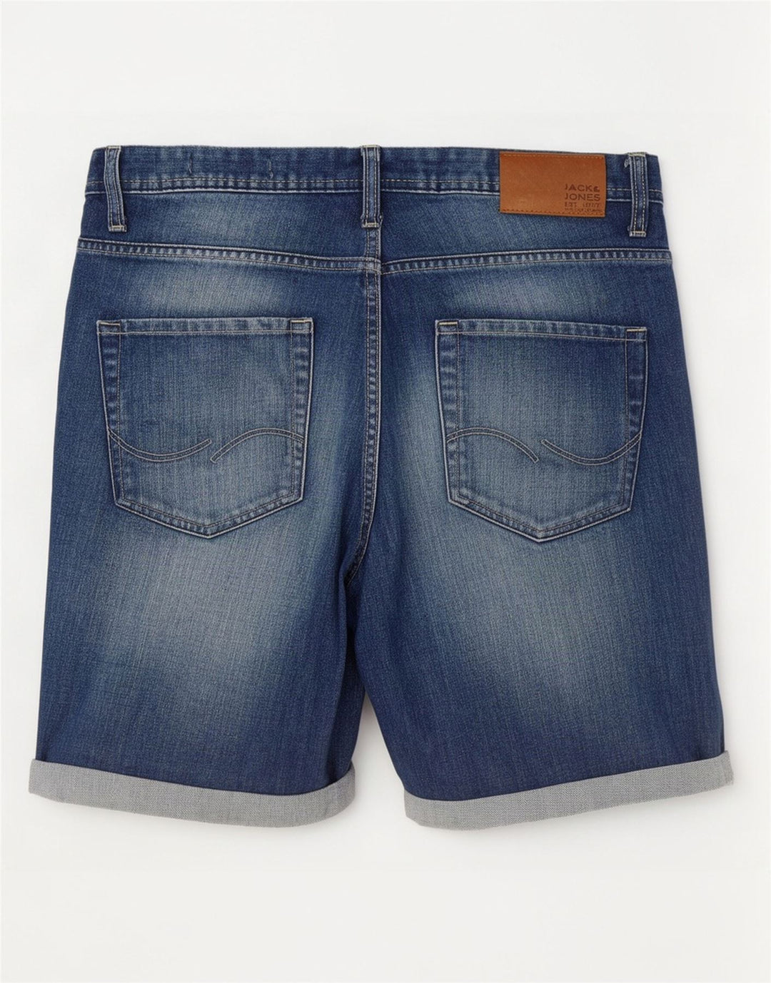 Jack & Jones Short en jean W36 pour homme en coton bleu moyen