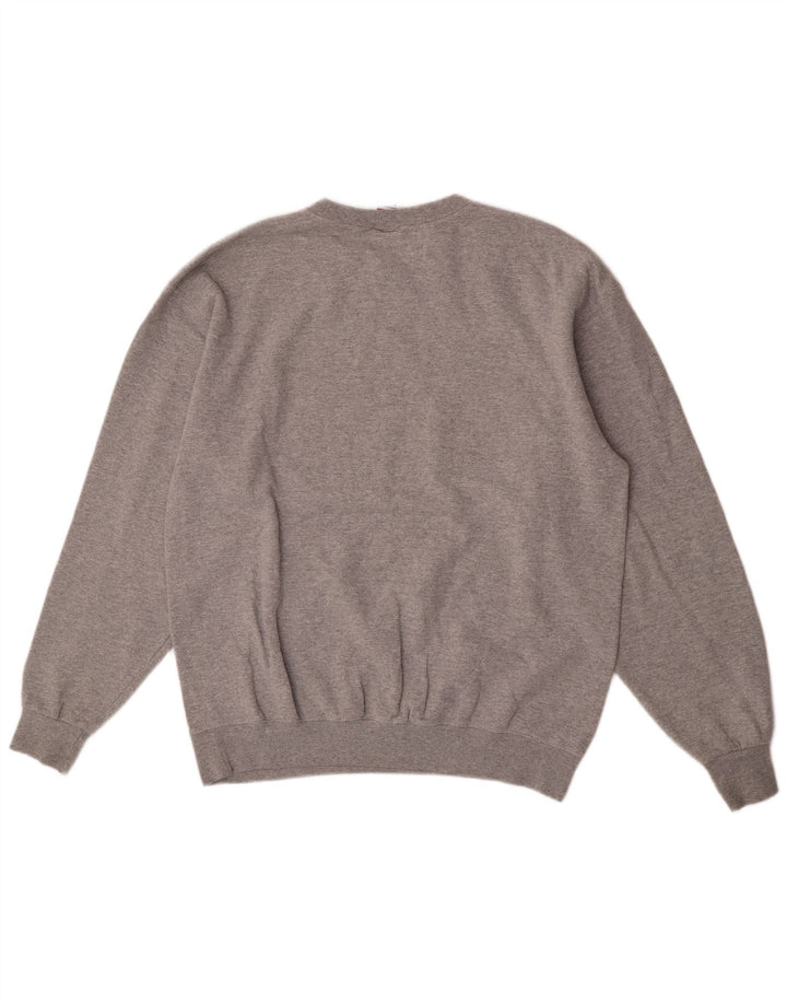 Champion Sweat-shirt graphique pour homme en coton moucheté gris grand