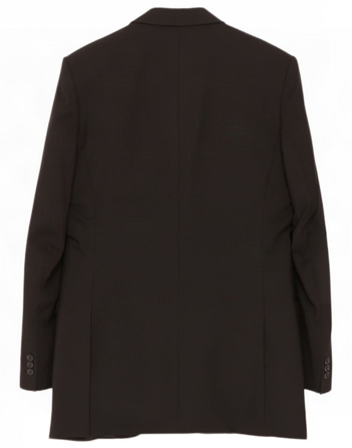 Marks & Spencer Veste blazer à 3 boutons pour homme UK 38 Polyester noir moyen