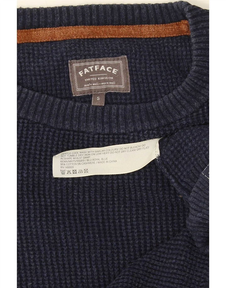 Fat Face Pull ras du cou pour homme en coton bleu marine Taille S