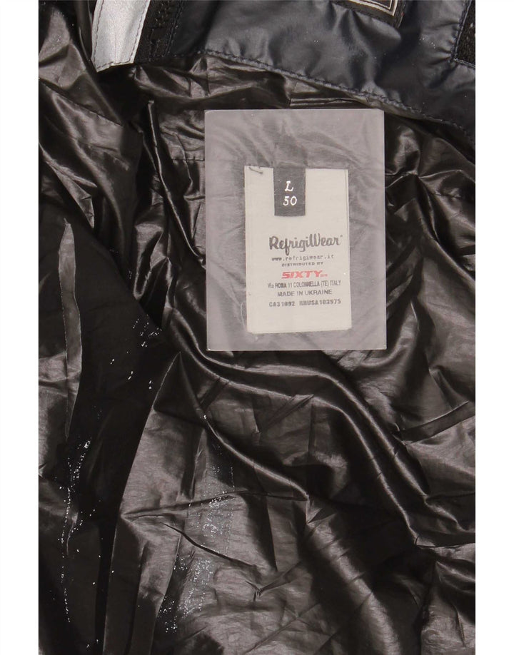 Refrigiwear Veste matelassée à capuche pour homme IT 50 Large Bleu marine moderne