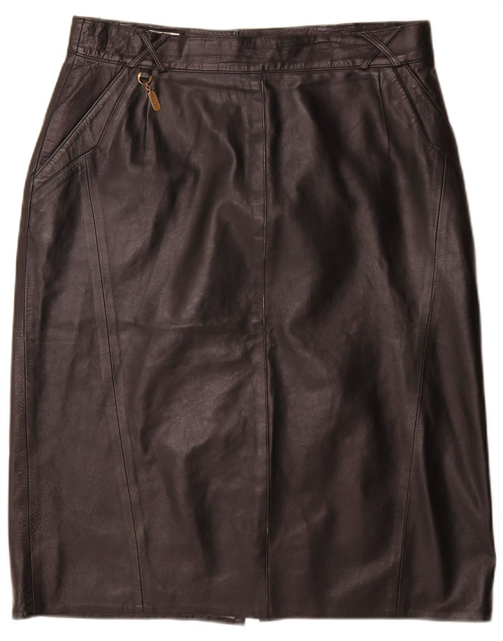 Jupe en cuir femme Norma EU 44 XL W34 cuir noir