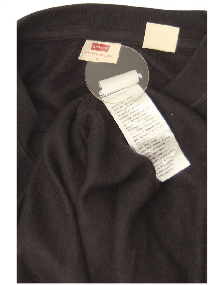Levi's Sweat Oversize Femme UK 10 Petit Noir Coton