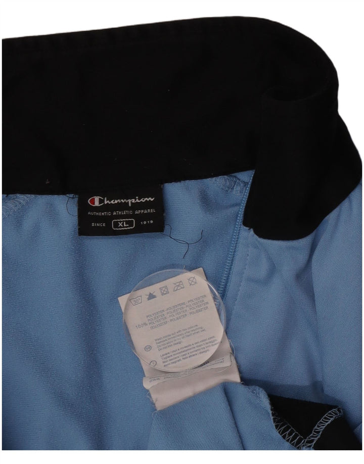 Champion Veste de survêtement pour homme XL Bleu Colorblock Polyester