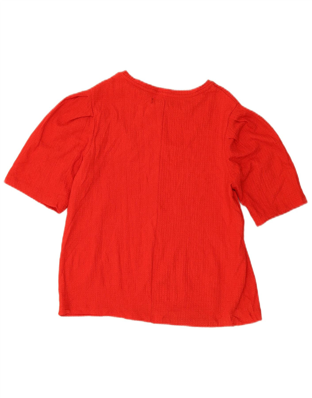 Zara Femme Chemisier Top UK 12 Rouge Moyen