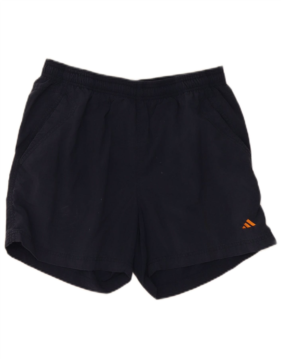 ADIDAS Mens Sport Shorts Medium  Navy Blue Polyester