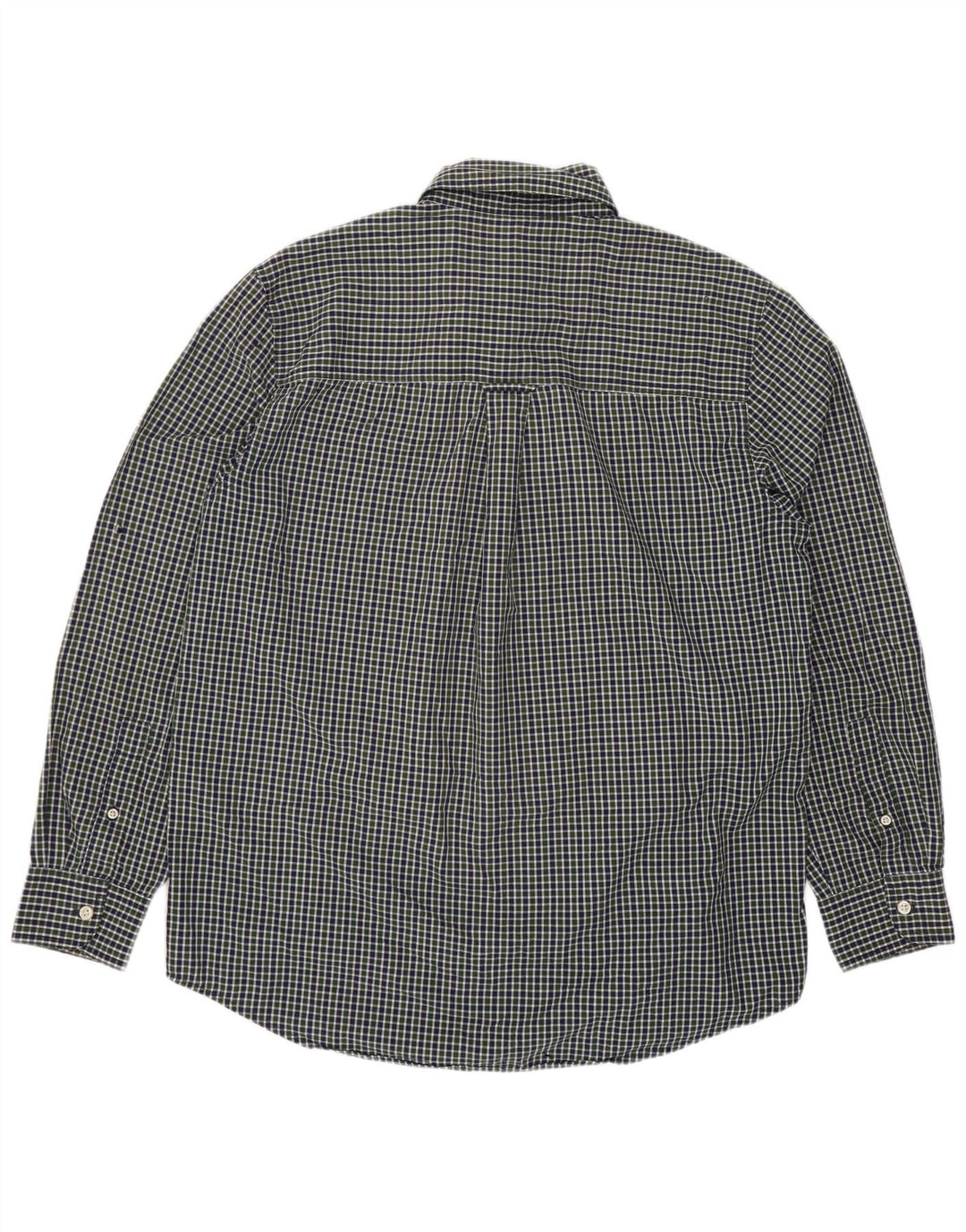 Chaps Chemise Coupe Classique Homme Vert Moyen Vichy Coton