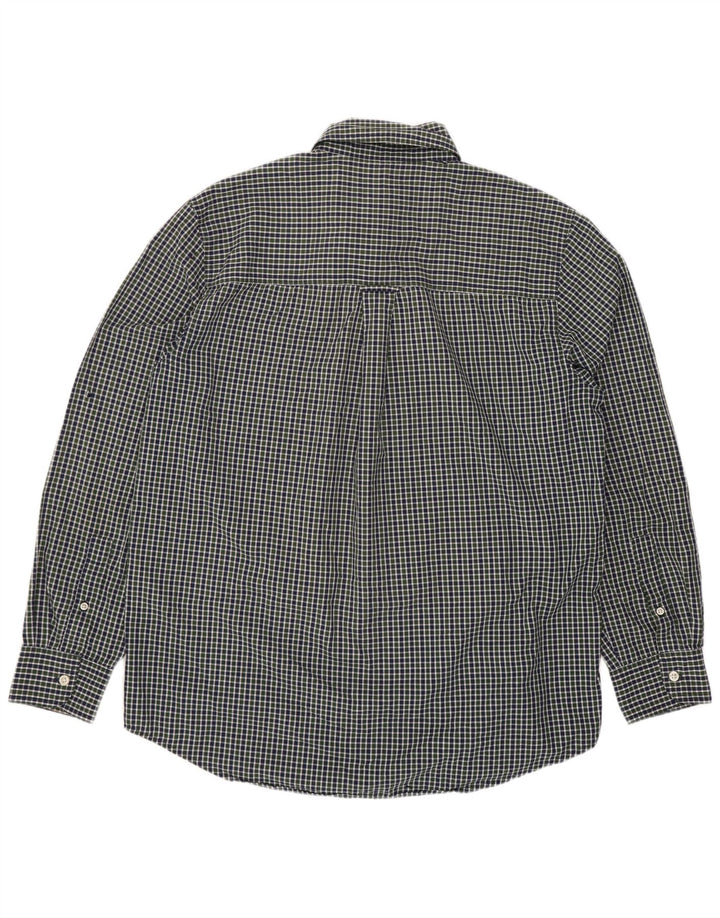 Chaps Chemise Coupe Classique Homme Vert Moyen Vichy Coton