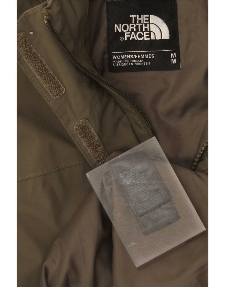 The North Face Veste coupe-vent à capuche pour femme UK 14 Kaki moyen