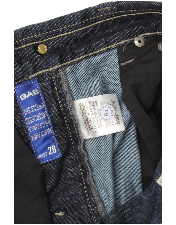 Gas Jean droit homme W28 L33 bleu marine coton