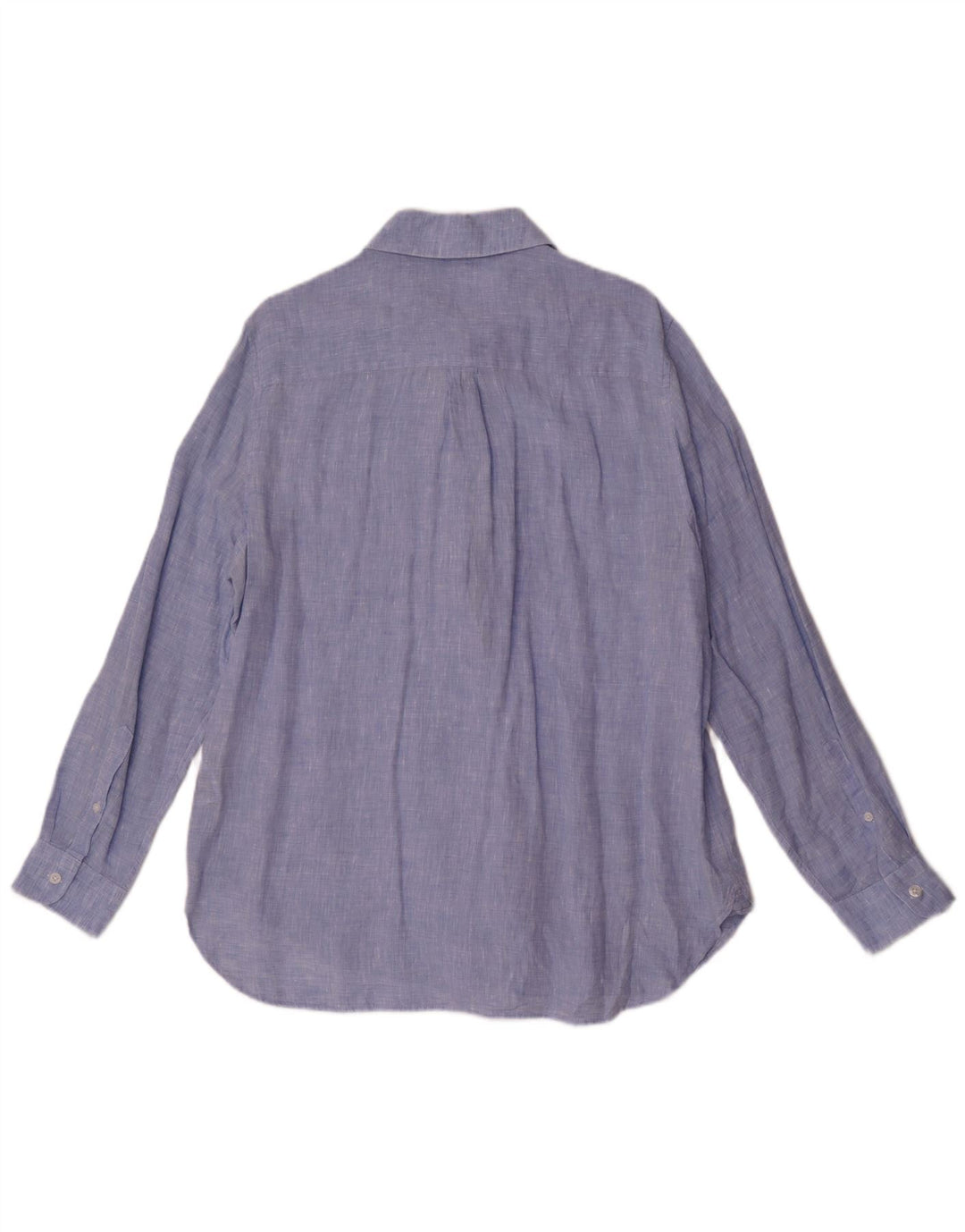 Reiss Chemise Femme UK 14 Grand Lin Bleu