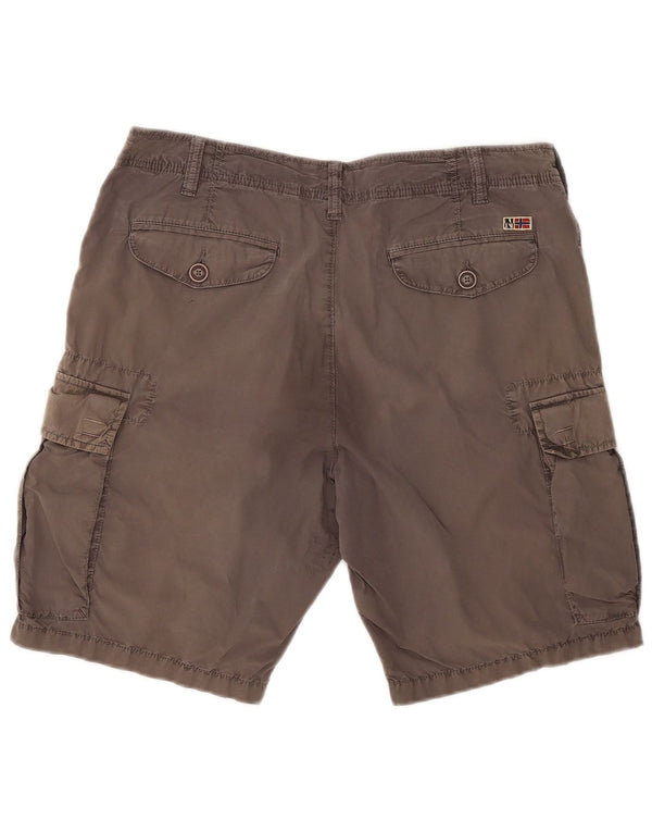 Napapijri Short Cargo W32 Homme Gris Moyen