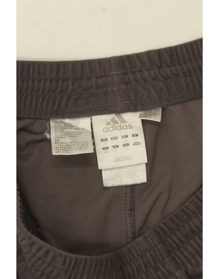 Adidas Pantalon de survêtement en velours pour homme Pantalon de jogging Large Gris Polyester