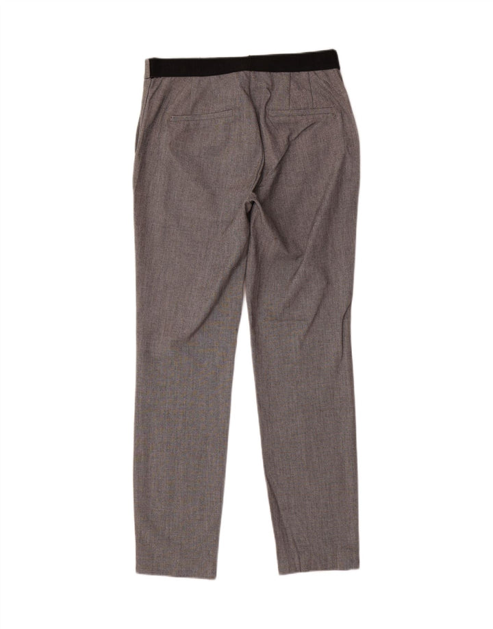 Zara Femme Pantalon De Costume Slim Moyen W28 L28 Gris