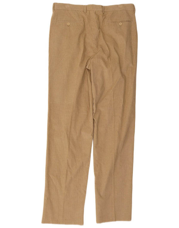 Gianfranco Ferre Pantalon de costume pour homme IT 54 2XL W36 L36 Coton beige