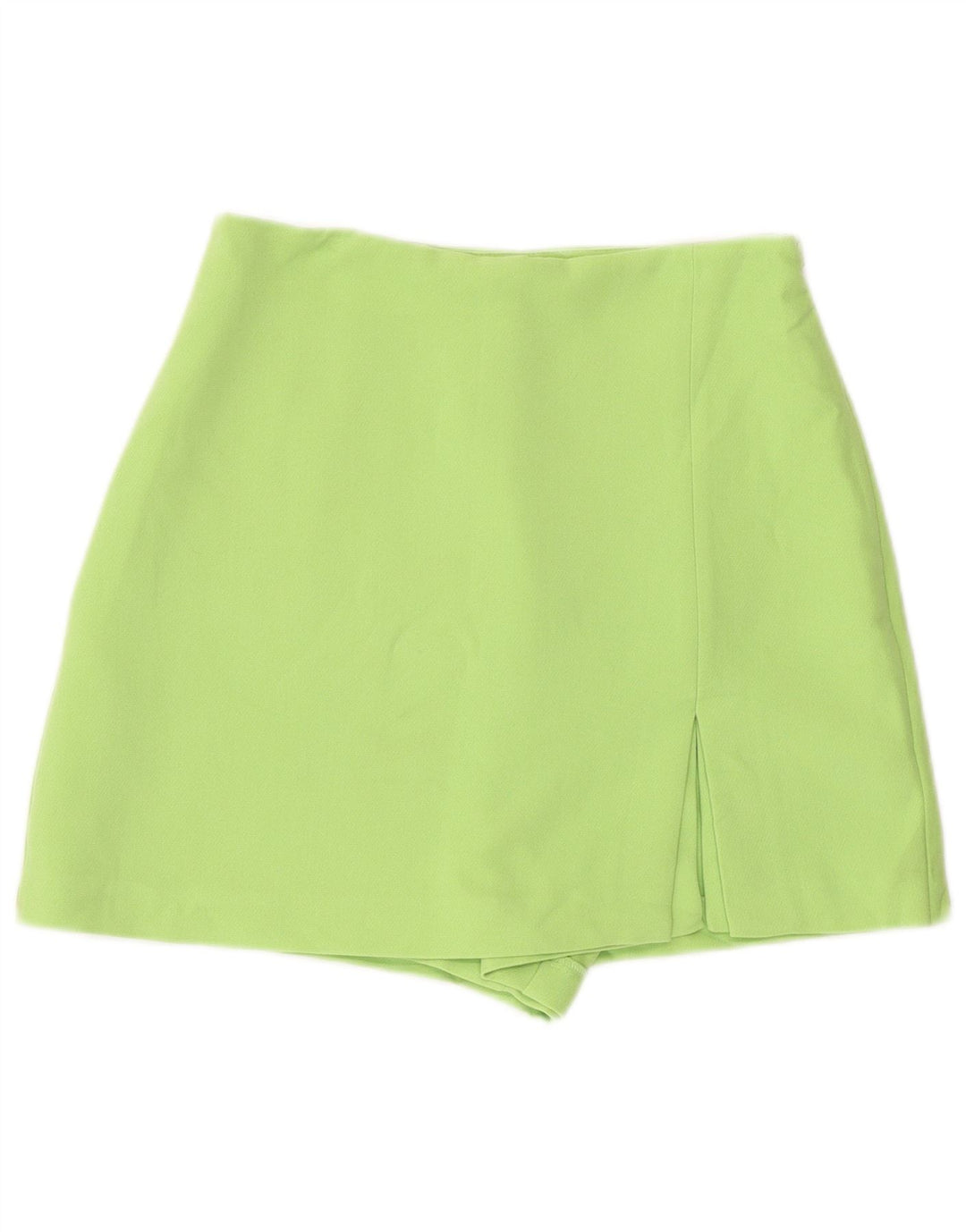 Zara Jupe-short taille haute pour femme UK 8 Small Vert
