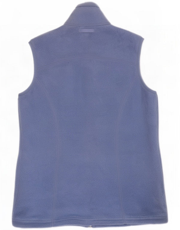 Eddie Bauer Gilet polaire pour femme UK 10 Small Bleu Polyester