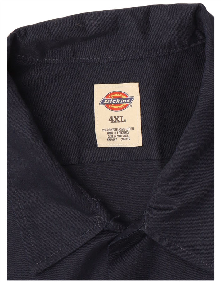 DICKIES Chemise à Manches Courtes Homme 4XL Bleu Marine Polyester