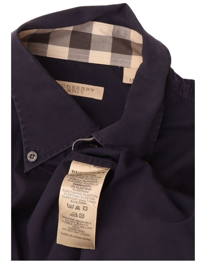 Burberry Chemise BRIT Bleu Marine Moyen Coton Homme