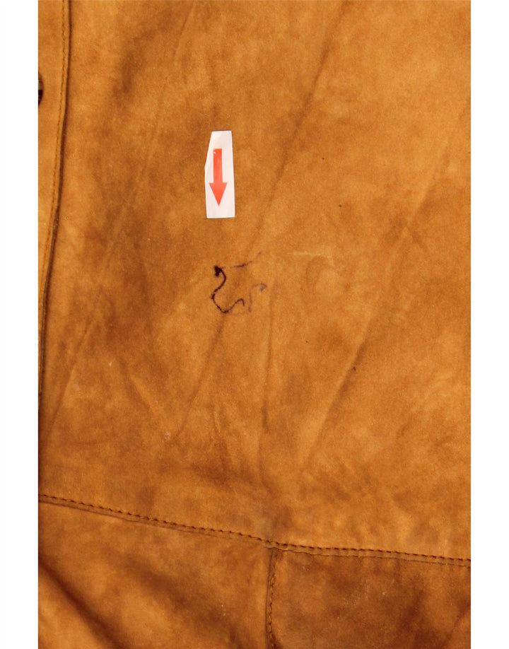 Conbipel Veste Oversize En Daim Femme IT 48 XL Cuir Marron