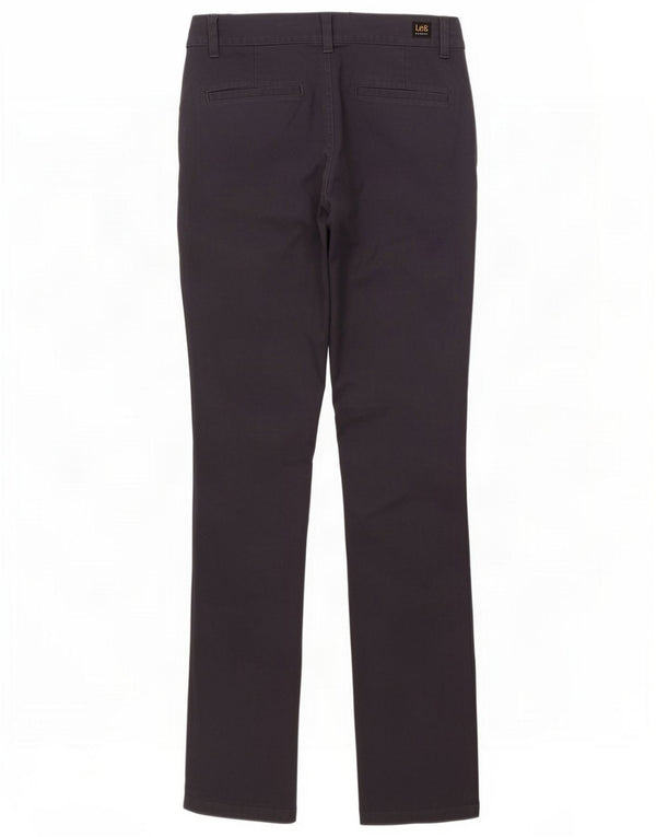 Pantalon chino bootcut Lee pour femme US 7 Medium W28 L31 Bleu marine Coton