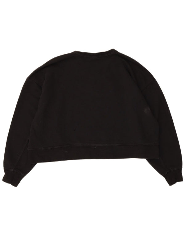 Nike Sweat-shirt surdimensionné Dri Fit Graphic pour femme UK 14 Noir moyen