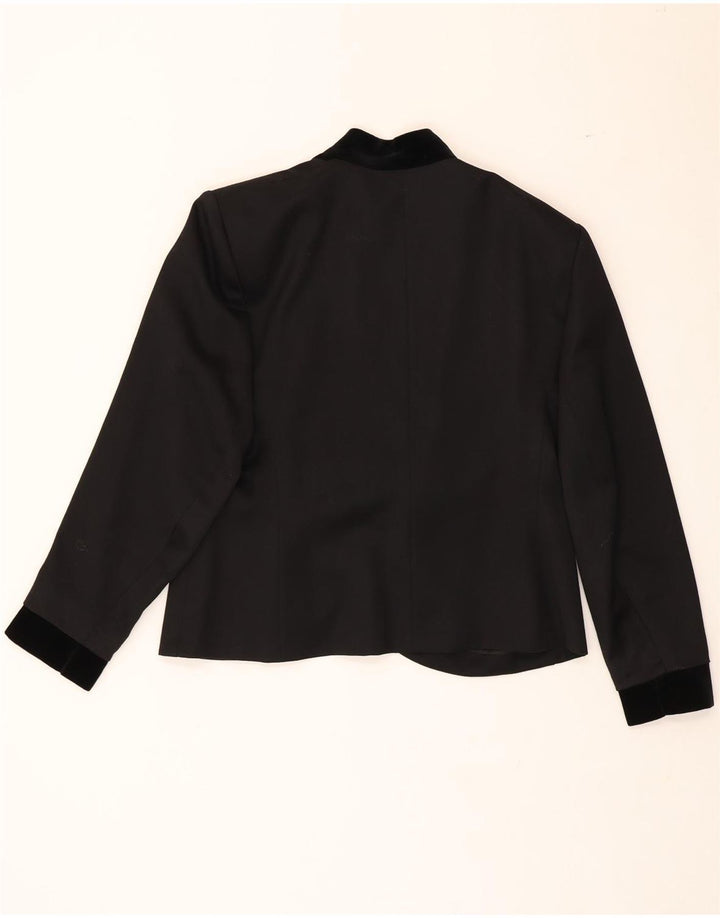 Monique Ensemble jupe 2 pièces à 4 boutons pour femme IT 46 Large W30 Noir Colourblock