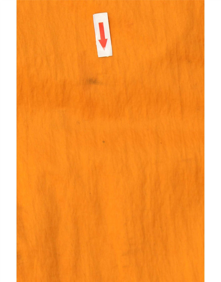 Pretty Green Manteau imperméable à capuche Smiley pour homme UK 40 Large Orange Polyester