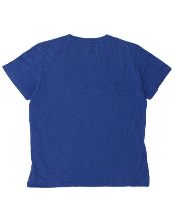 Napapijri T-Shirt Graphique Homme Top XL Bleu