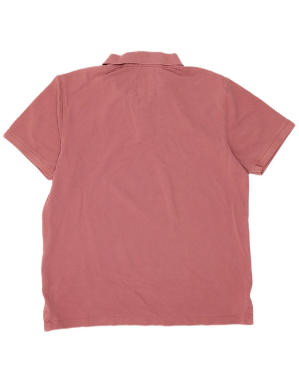 Crew Clothing Polo Homme Grand Rose Coton