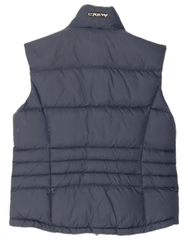 Crew Clothing Gilet rembourré pour femme UK 12 Medium Bleu Marine Nylon