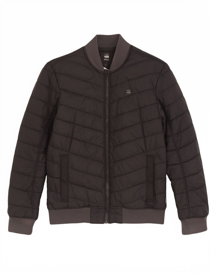 G-Star Veste matelassée pour homme UK 40 Large Noir Polyamide