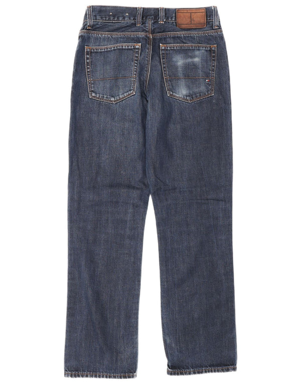 Tommy Hilfiger Mens Mercer Straight Jeans W28 L30 Navy Blue Cotton
