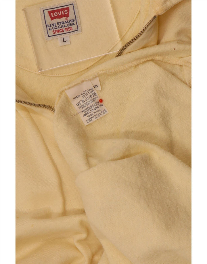 Levi's Sweat-shirt à col polo pour hommes, grand coton beige