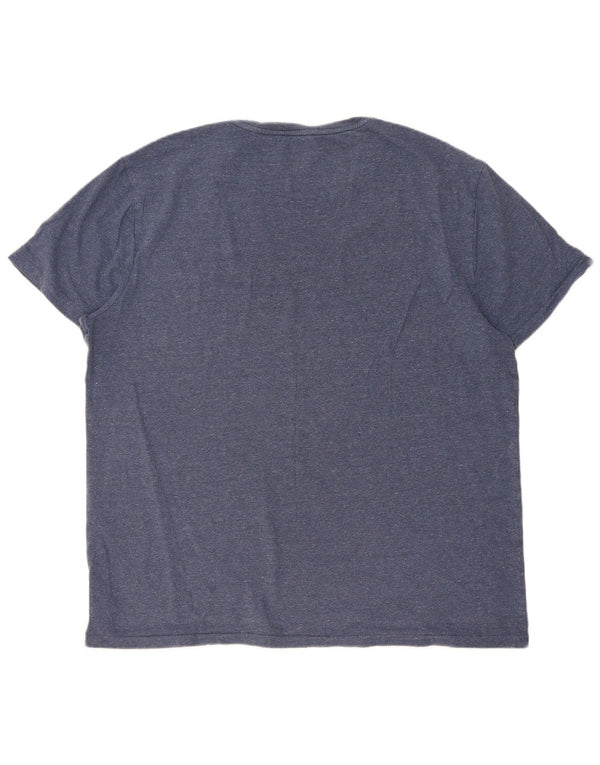 Polo Ralph Lauren T-shirt ajusté personnalisé pour hommes, haut XL en coton bleu
