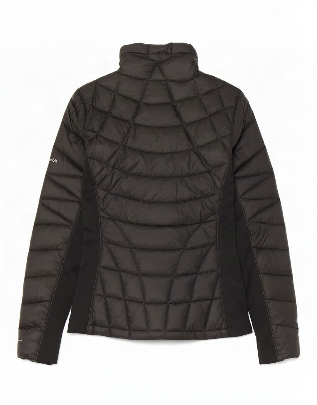 Columbia Veste rembourrée pour homme UK 38 Medium Noir Colorblock Nylon