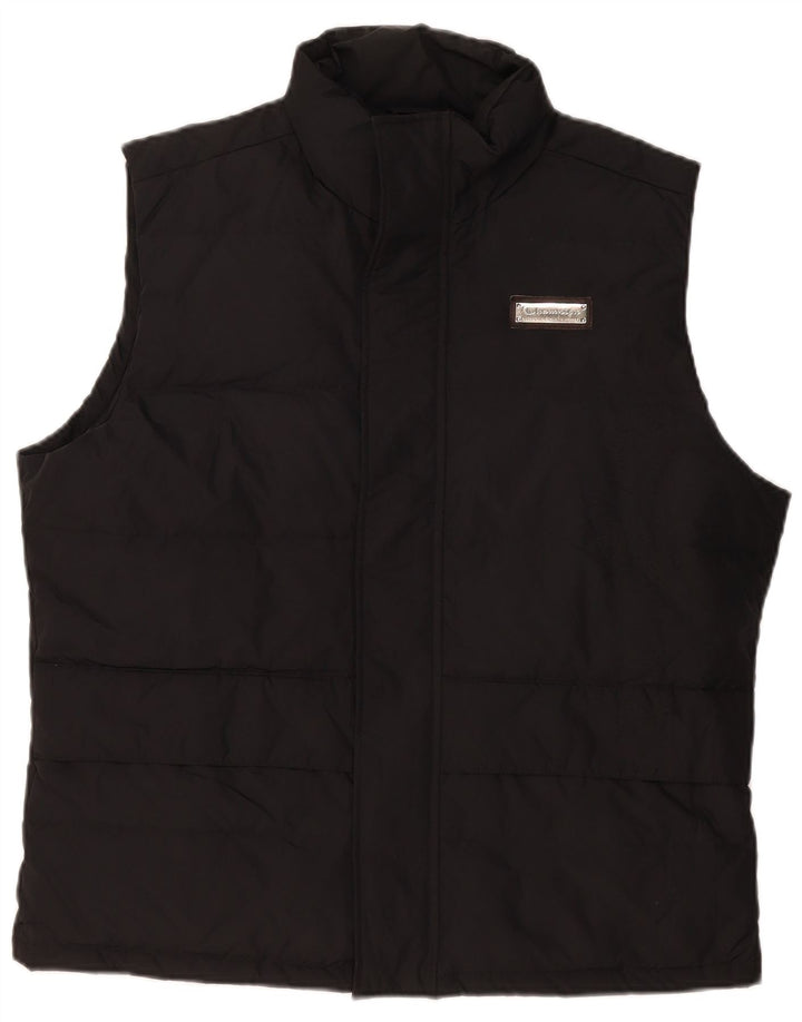 Champion Gilet rembourré pour homme UK 42 XL Noir Polyester