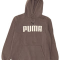 Puma Pull à Capuche Graphique Homme Gris Moyen Coton