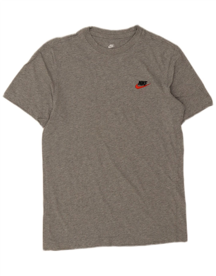 Nike T-Shirt Homme Petit Gris Moucheté Coton