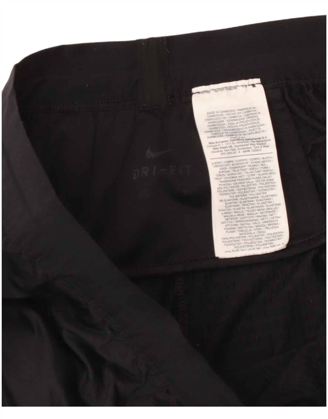 NIKE Pantalon de survêtement Dri Fit pour hommes Large Noir Polyester