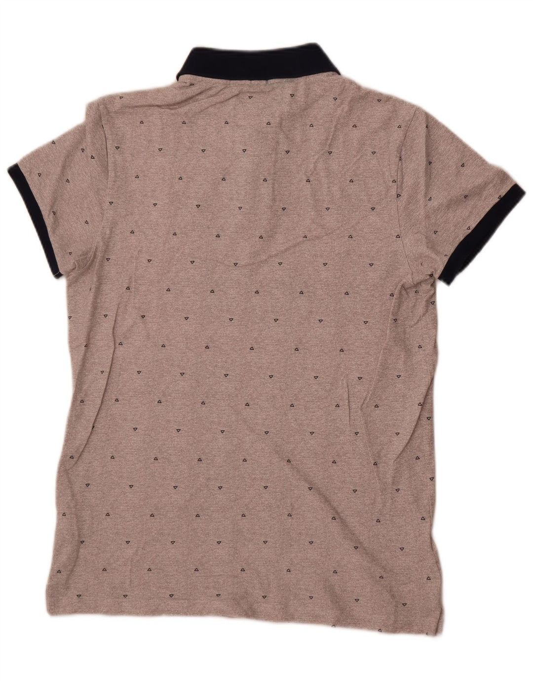 Hollister Polo Stretch Homme Gris Moyen Géométrique Coton